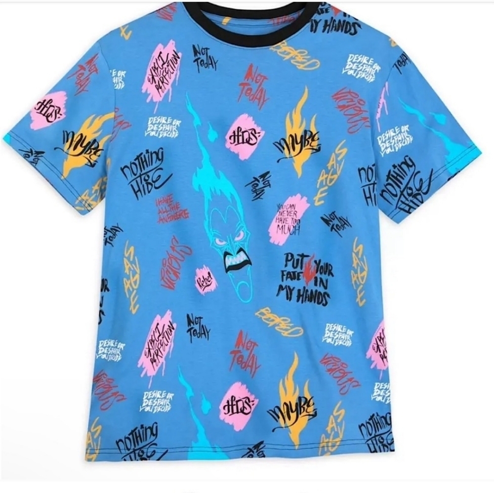 🆕 Disney Parks Hades Villains Graphic Tee Hercules 90’s movie